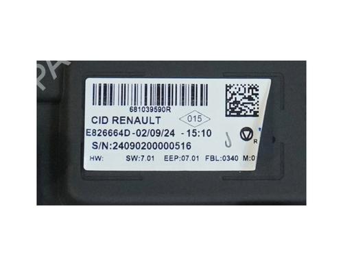 Multifunctionele display RENAULT CAPTUR II (HF_)  | BP23968737C48 