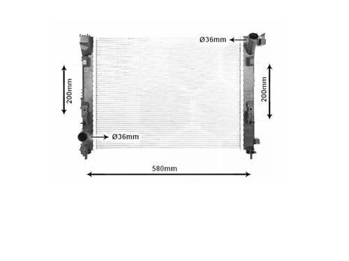 Water radiator DACIA SANDERO III 1.0 TCe 90 | BP34551669M31 - Image 4