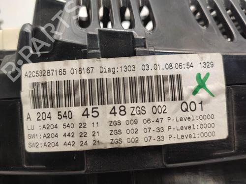 Instrument cluster MERCEDES-BENZ C-CLASS (W204)  | BP14472203C47 