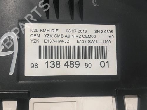 Instrument cluster PEUGEOT 208 I (CA_, CC_) 1.6 BlueHDi 100 | BP23042816C47 