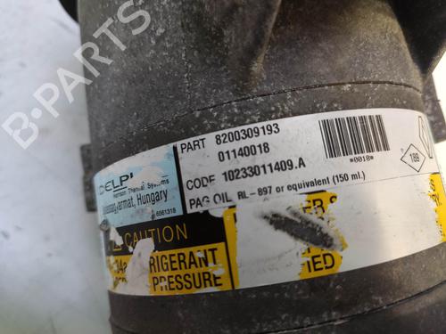 AC compressor RENAULT MEGANE II (BM0/1_, CM0/1_) 1.9 dCi (BM0G, CM0G) | BP14466167M34 