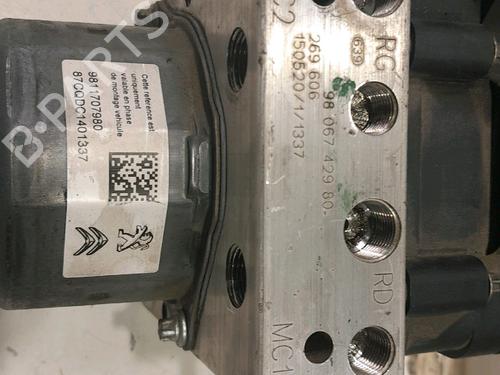 Used ABS pump ABS pump CITROËN C4 SPACETOURER (3D_) 1.6 BlueHDi 120 (120 hp) 34447353 34447353