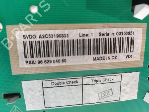 Instrument cluster PEUGEOT 207 (WA_, WC_)  | BP19049279C47 