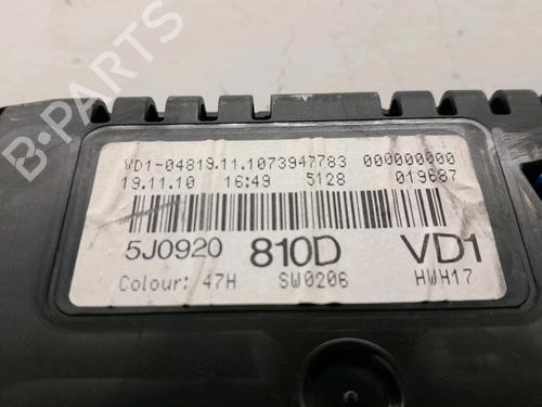 Used Instrument cluster Instrument cluster SKODA FABIA II (542) 1.6 TDI (75 hp) 34490256 34490256