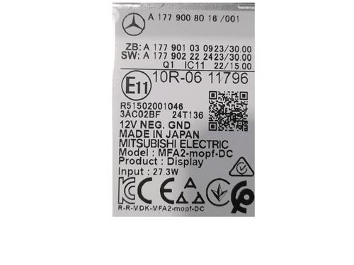Instrument cluster MERCEDES-BENZ EQA (H243) EQA 250+ (243.702) | BP38626331C47 - Image 5