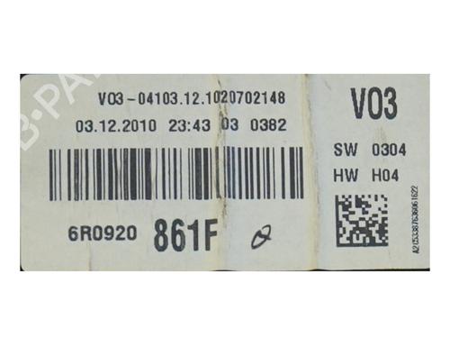 Instrument cluster VW POLO V (6R1, 6C1) 1.6 TDI | BP23969490C47 