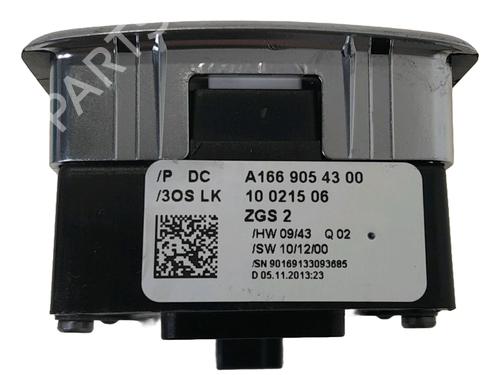 Left front window switch MERCEDES-BENZ A-CLASS (W176) A 200 CDI (176.001) | BP22301844I27 