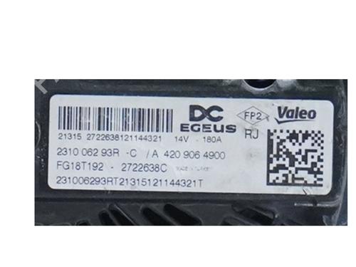 Alternator RENAULT CLIO V (B7_)  | BP35733341M7  - Image 5