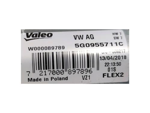 Rear wiper motor VW GOLF VII Variant (BA5, BV5)  | BP22790602M102 