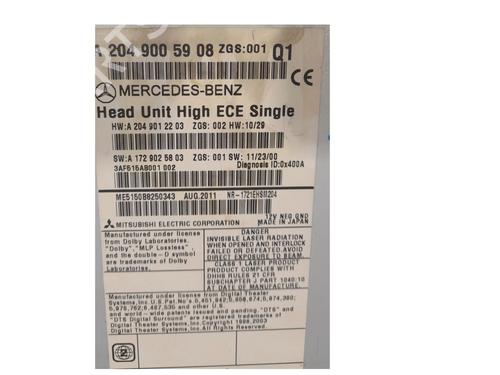 Electronic module MERCEDES-BENZ C-CLASS (W204) | BP23193321M83