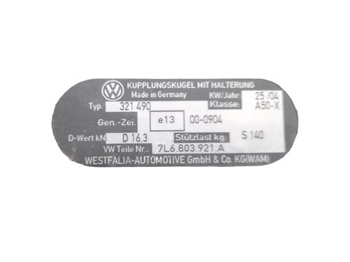 Rear bumper reinforcement VW TOUAREG (7LA, 7L6, 7L7) 2.5 R5 TDI | BP21540148C73 