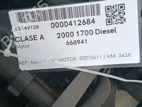 Engine MERCEDES-BENZ A-CLASS (W168) A 160 CDI (168.007) | BP14466508M1 