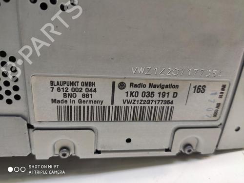 Radio VW TOURAN (1T1, 1T2)  | BP14463435E6 