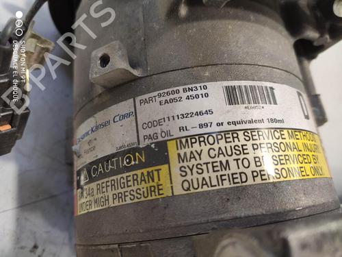 AC compressor NISSAN ALMERA II Hatchback (N16) | BP18703121M34
