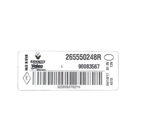 Left tailgate light RENAULT MEGANE IV Hatchback (B9A/M/N_) 1.5 dCi 110 (B9A3) | BP34486335C79 - Image 3
