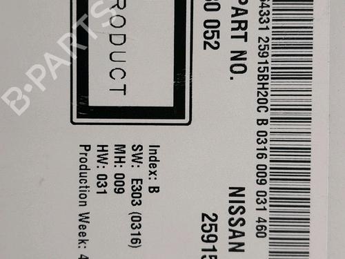 Used Electronic module NISSAN QASHQAI / QASHQAI +2 I (J10, NJ10, JJ10E) 2.0 dCi (150 hp) 16149739