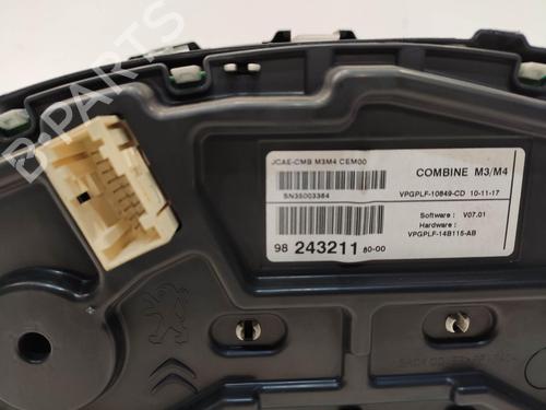 Instrument cluster CITROËN C-ELYSEE (DD_) 1.6 BlueHDi 100 | BP14465239C47 