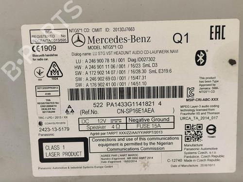 Electronic module MERCEDES-BENZ GLA-CLASS (X156)  | BP14474946M83 