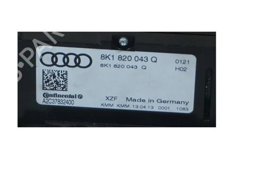 Climate control AUDI A4 B8 Avant (8K5)  | BP19522348I5 