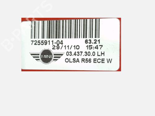 Left taillight MINI MINI (R56) Cooper | BP34551645C34 - Image 4