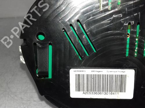 Used Instrument cluster Instrument cluster RENAULT MEGANE III Hatchback (BZ0/1_, B3_) 1.6 16V (BZ1B, BZ1H) (110 hp) 34485400 34485400