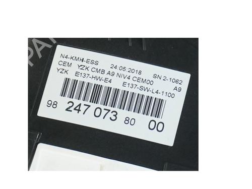 Instrument cluster PEUGEOT 2008 I (CU_) 1.2 THP 110 / PureTech 110 | BP34466704C47 - Image 3