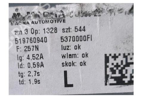 Front left window mechanism FIAT 500 (312_) 1.2 (312AXA1A) | BP34470021C22 - Image 4