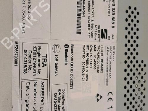 Used Electronic module Electronic module SEAT TOLEDO IV (KG3) 1.6 TDI (115 hp) 34462876 34462876