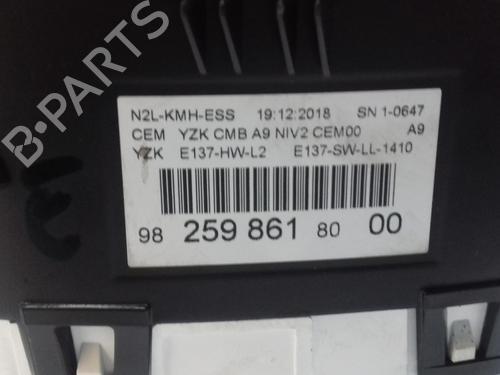 Instrument cluster PEUGEOT 208 I (CA_, CC_) 1.2 PureTech 82 | BP14462769C47 
