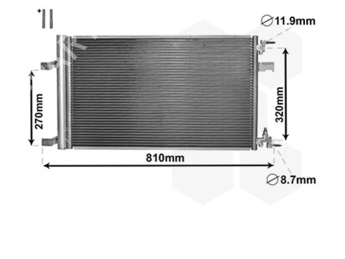 AC radiator OPEL ASTRA J GTC 2.0 CDTI (08) | BP34552152M32 - Image 4