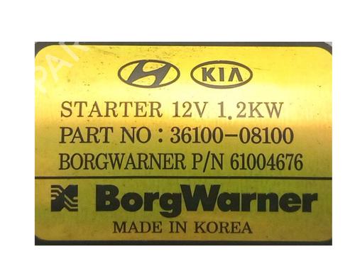 Starter HYUNDAI i20 III (BC3, BI3) 1.0 T-GDI | BP35734495M8  - Image 5