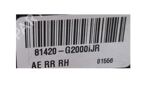 Rear right lock HYUNDAI IONIQ (AE) 1.6 GDI Hybrid | BP24215180C99 