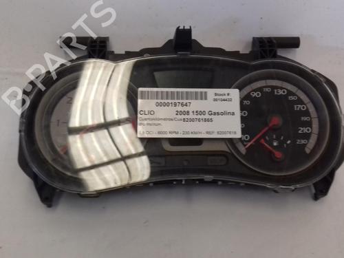 Kombiinstrument Kombiinstrument RENAULT CLIO III Grandtour (KR0/1_) [2007-2026] 39905128 39905128