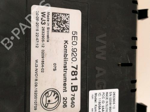 Instrument cluster SKODA OCTAVIA III (5E3, NL3, NR3)  | BP17697500C47 