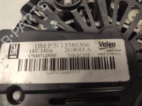 Alternator OPEL ASTRA J Saloon 1.6 CDTi (69) | BP35731247M7 - Image 5