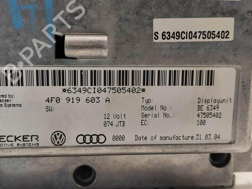 Used Display monitor AUDI A6 C6 Avant (4F5) [2004-2011]  17698195