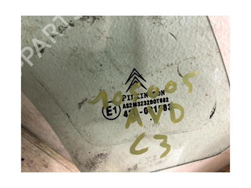 Front right quarter glass CITROËN C3 I (FC_, FN_) 1.6 16V HDi | BP23871371C112 