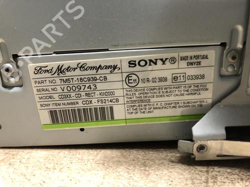Radio FORD C-MAX (DM2) 1.8 TDCi | BP20612401E6 - Image 5