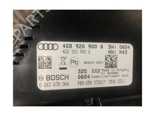Instrument cluster AUDI A6 C7 Avant (4G5, 4GD) 2.0 TDI | BP27665568C47 