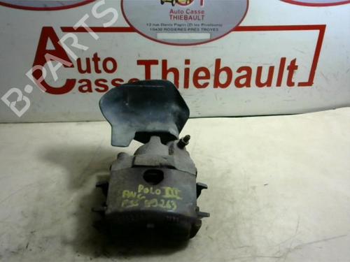 Used Left front brake caliper VW POLO (6N2) 1.4 (60 hp) 25115658