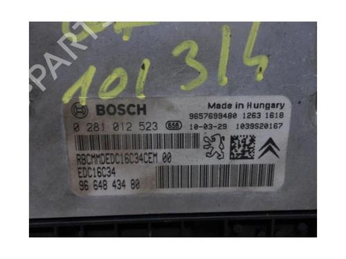 Engine control unit (ECU) PEUGEOT 207 (WA_, WC_) 1.4 HDi | BP28722079M57 