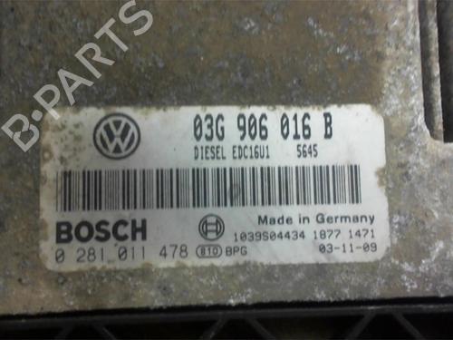 Engine control unit (ECU) VW GOLF V (1K1) 1.9 TDI | BP23186598M57