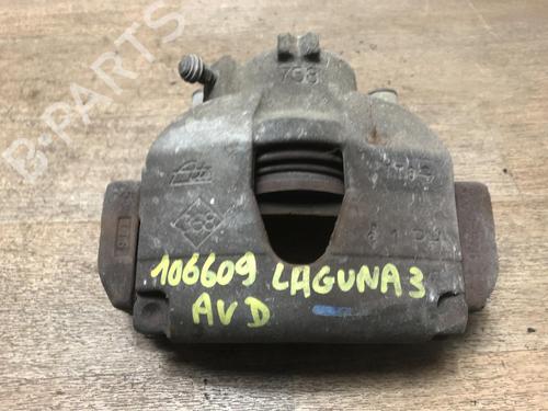 Used Right front brake caliper RENAULT LAGUNA III (BT0/1) 1.5 dCi (BT00, BT0A, BT0T, BT1J) (110 hp) 20623217