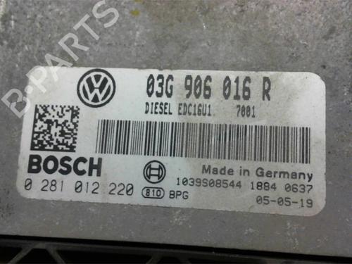 Engine control unit (ECU) VW GOLF PLUS V (5M1, 521) 1.9 TDI | BP29849636M57 