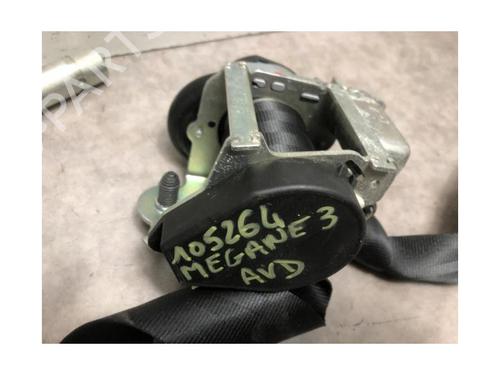 Front right seatbelt RENAULT MEGANE III Hatchback (BZ0/1_, B3_) 1.5 dCi | BP23100253I25 