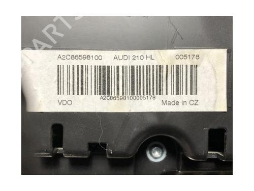 Instrument cluster AUDI A1 (8X1, 8XK) 1.6 TDI | BP27531073C47 