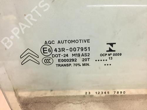 Used Front right door window CITROËN DS3 (SA_) 1.6 THP 155 (156 hp) 13227114