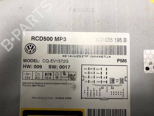 Radio VW TOURAN (1T1, 1T2) 2.0 TDI 16V | BP31202277E6