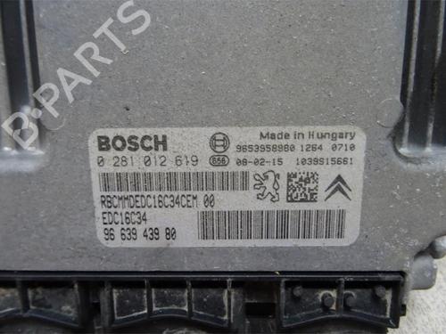 Engine control unit (ECU) PEUGEOT PARTNER MPV (5_, G_) 1.6 HDi 90 | BP25298136M57 