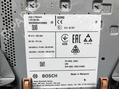 Radio SUZUKI SWIFT V (AZ) 1.2 (A2L412, ZC83S) | BP36031994E6 - Image 3